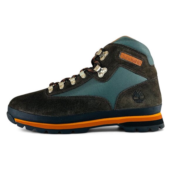 Timberland x AE Euro Hiker Mid Dark Brown Suede Men's Boots Shoes TB0A6FWFEIV - Picture 1 of 11